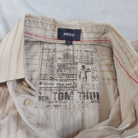 Mexx Mens Button Down Casual Long Sleeve Shirt, Size Large - Picture 5 of 8